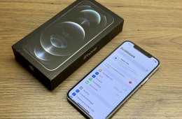 iPhone 12 Pro 128GB Ezüst / Silver - szép állapot, saját doboz +Ajándék üvegfólia