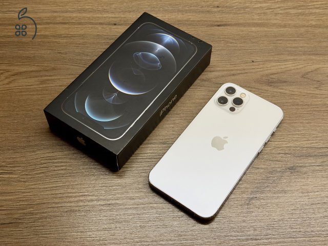 iPhone 12 Pro 128GB Ezüst / Silver - szép állapot, saját doboz +Ajándék üvegfólia