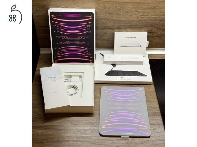 iPad Pro 12.9 128GB M2 6. generáció Fekete / Space Gray - garanciális, kifogástalan állapot!