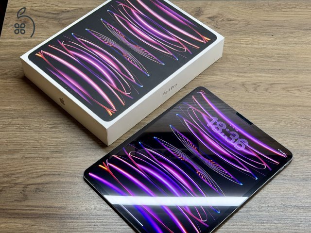 iPad Pro 12.9 128GB M2 6. generáció Fekete / Space Gray - garanciális, kifogástalan állapot!