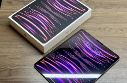 iPad Pro 12.9 128GB M2 6. generáció Fekete / Space Gray - garanciális, kifogástalan állapot!