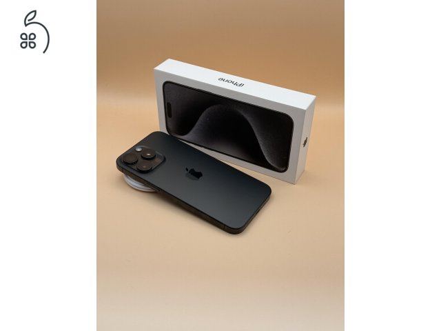 iPhone 15 Pro Max – Karcmentes, Hibátlan Állapot, Doboz + Tartozékokkal