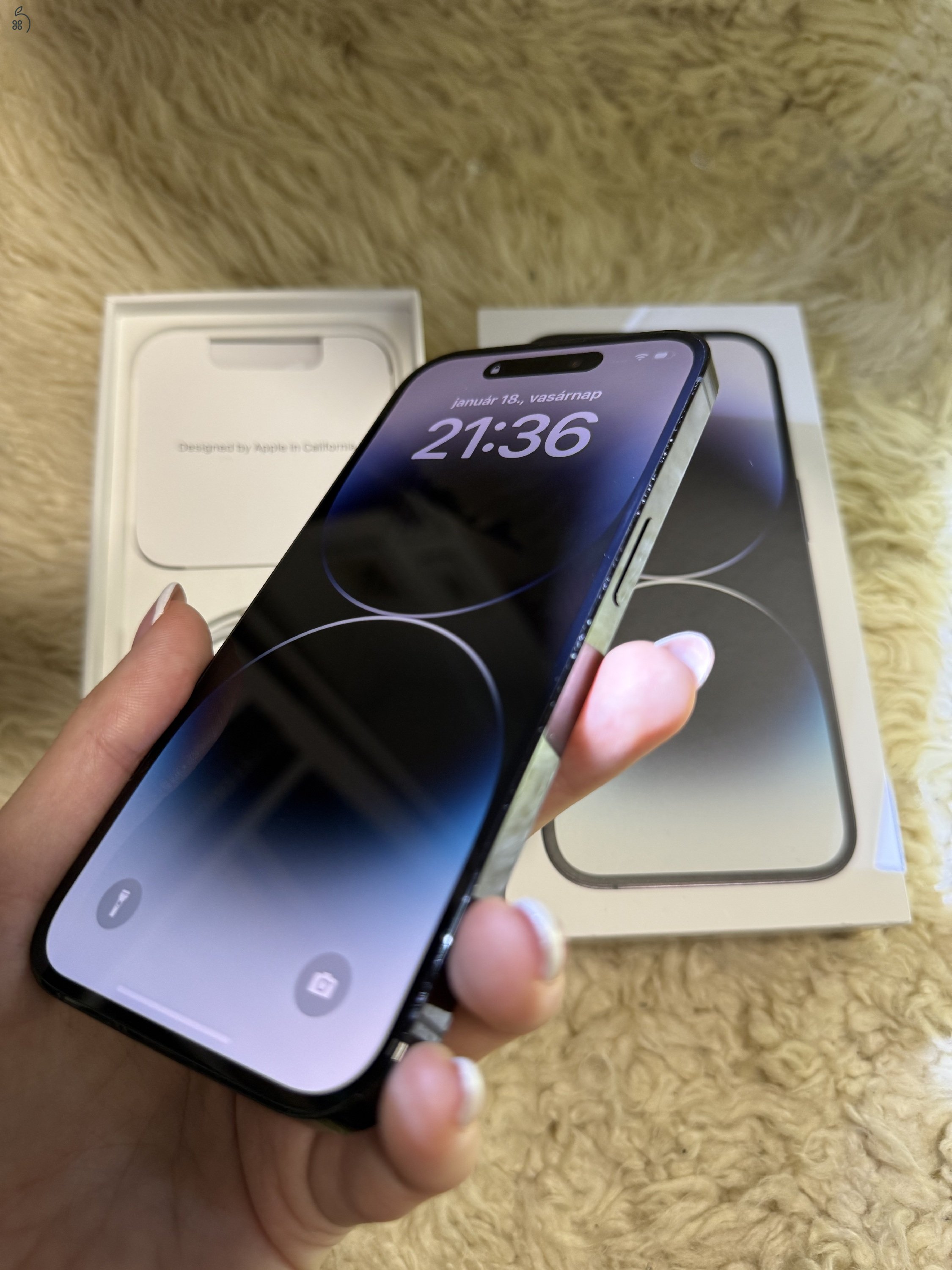 iPhone 14 Pro 256GB Space Black – Doboz + Kábel