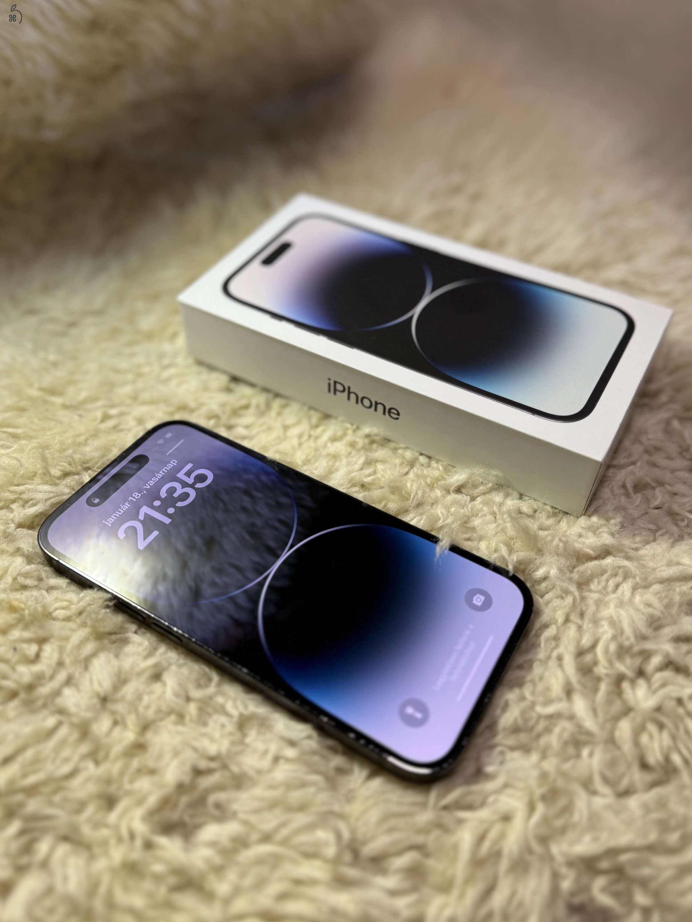 iPhone 14 Pro 256GB Space Black – Doboz + Kábel