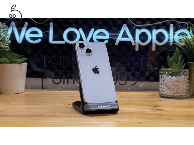 iPhone 13 Mini, 128GB, Fehér, Független - 1ÉV Garancia, Számla