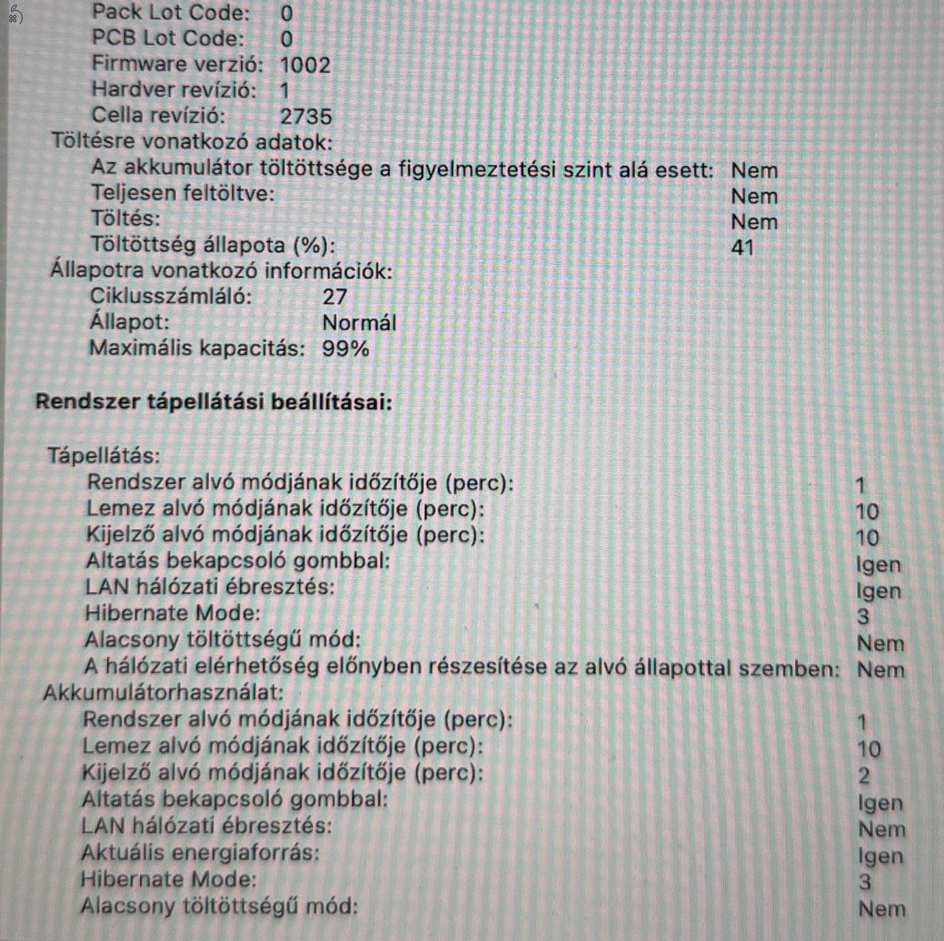 Újszerű MacBook Air M1 8GB - 27 ciklus 99% akkumulátor