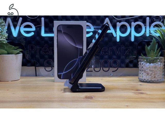 iPhone 16 Pro Max 256GB Fekete, Független - Garancia, Számla