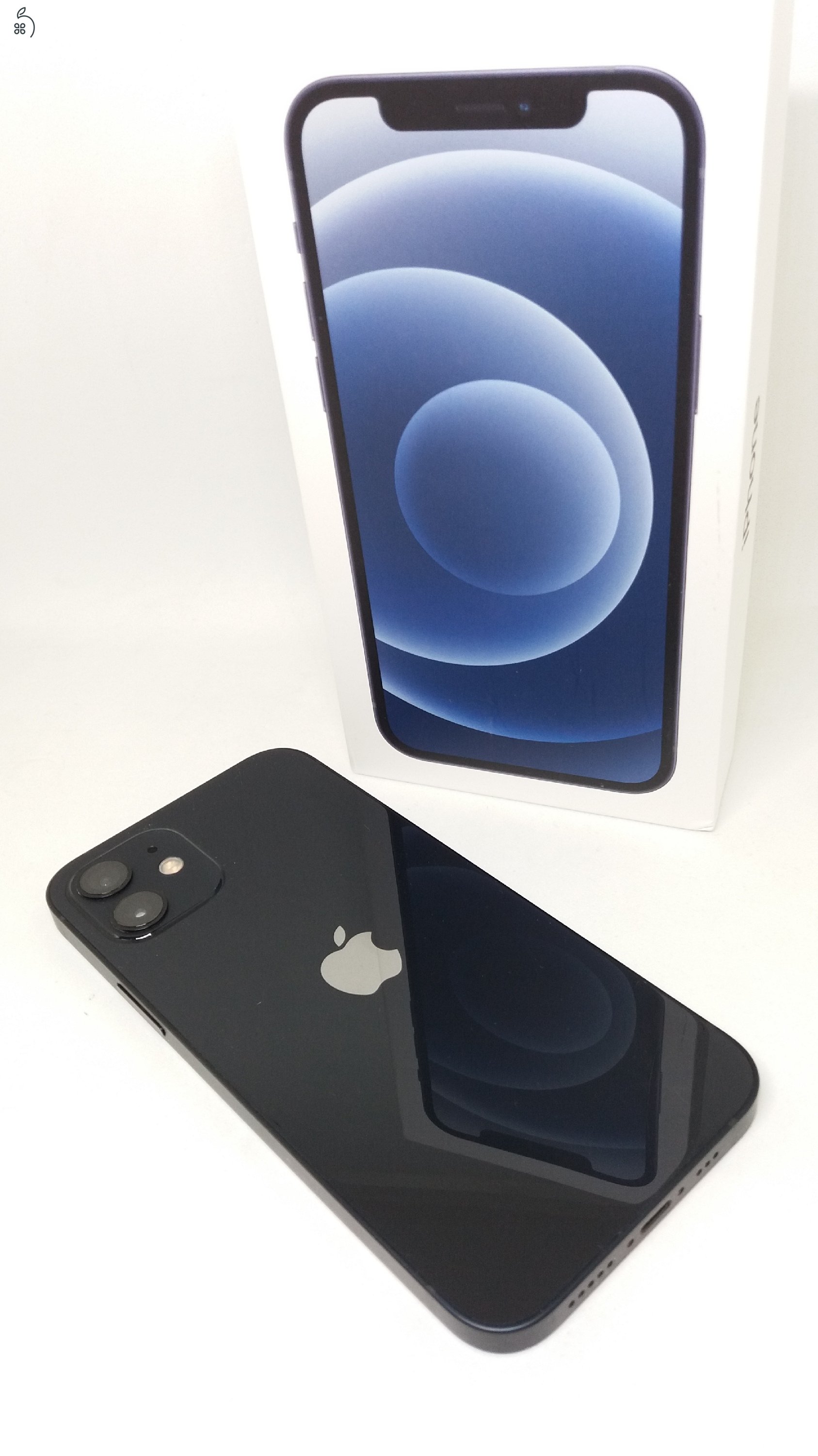 Hibátlan állapotú APPLE iPhone 12 - 64GB - 86% - Black színben ! ! !