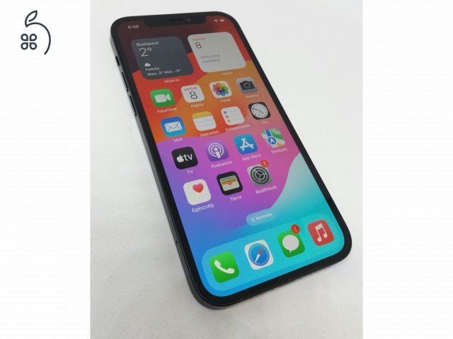 Hibátlan állapotú APPLE iPhone 12 - 64GB - 86% - Black színben ! ! !