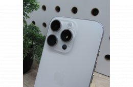 Apple iPhone 16 Pro 128GB White használt, megkímélt, 92% akku, 6 hónap garancia