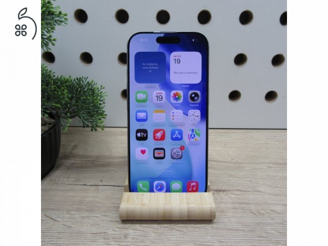 Apple iPhone 16 Pro 128GB White használt, megkímélt, 92% akku, 6 hónap garancia