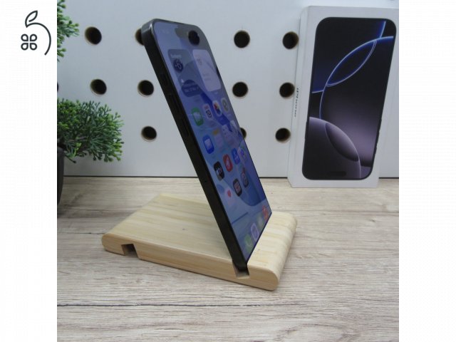 Apple iPhone 16 Pro Max 512GB Black Titanium használt, újszerű, 100% akku, garancia 2028-12-28-ig