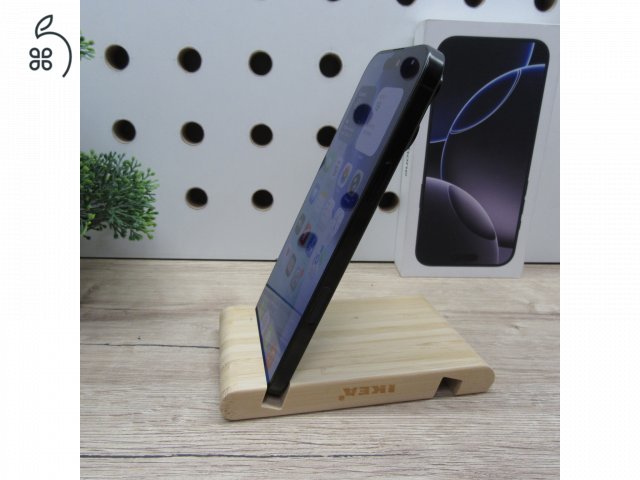 Apple iPhone 16 Pro Max 512GB Black Titanium használt, újszerű, 100% akku, garancia 2028-12-28-ig