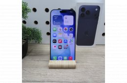 Apple iPhone 17 Pro Max 256GB Deep Blue használt, karcmentes, 100% akku, garancia 2026-09-28-ig