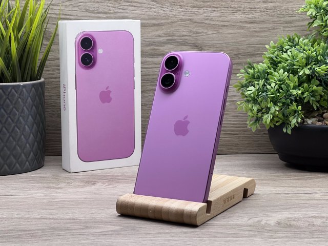 iPhone 16 Pink 128GB 2 ÉV Garanciával Számlával 100% Akku