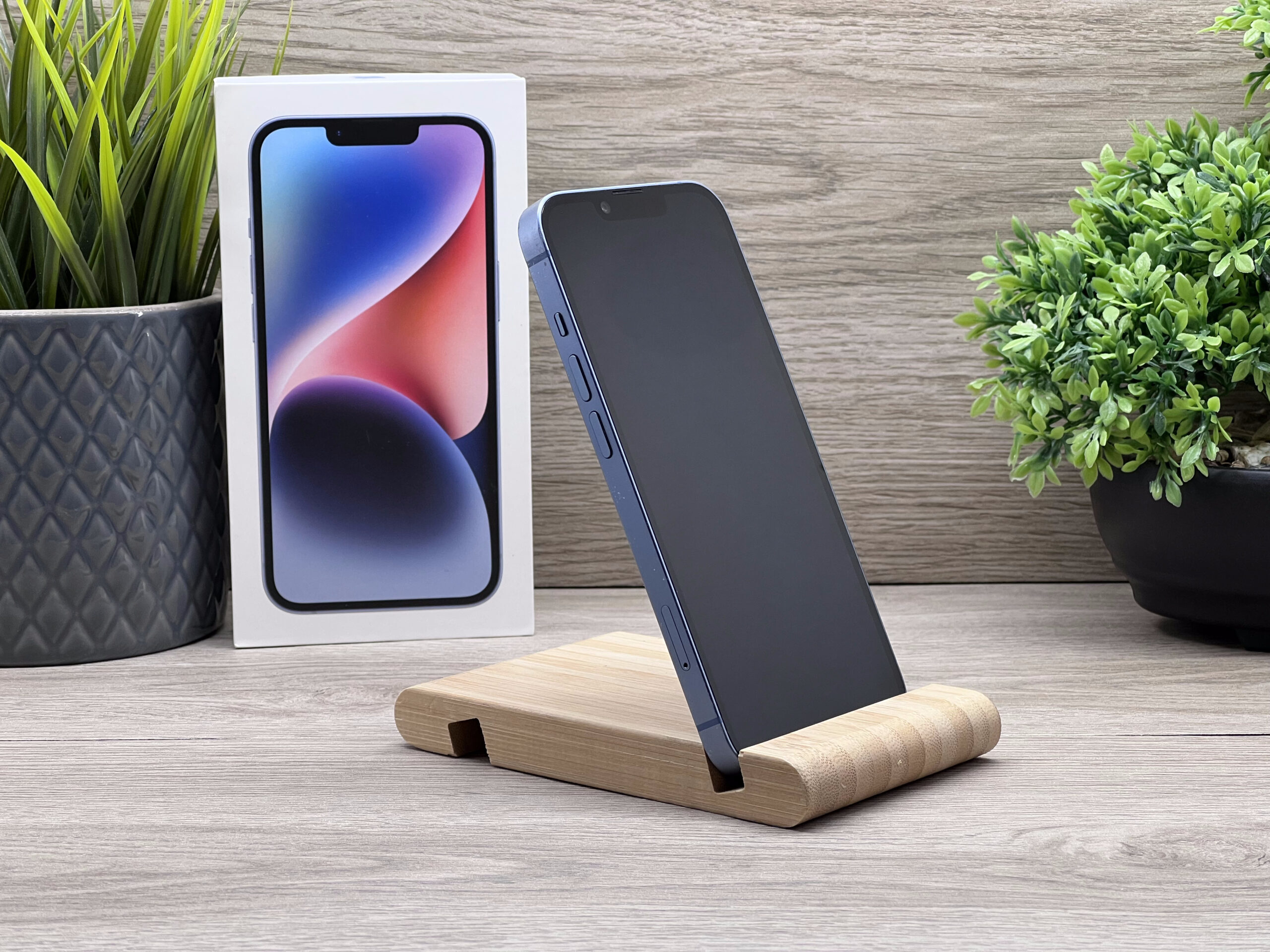 Hibátlan iPhone 14 Blue 256GB 2 ÉV Garanciával Számlával 91% Akku