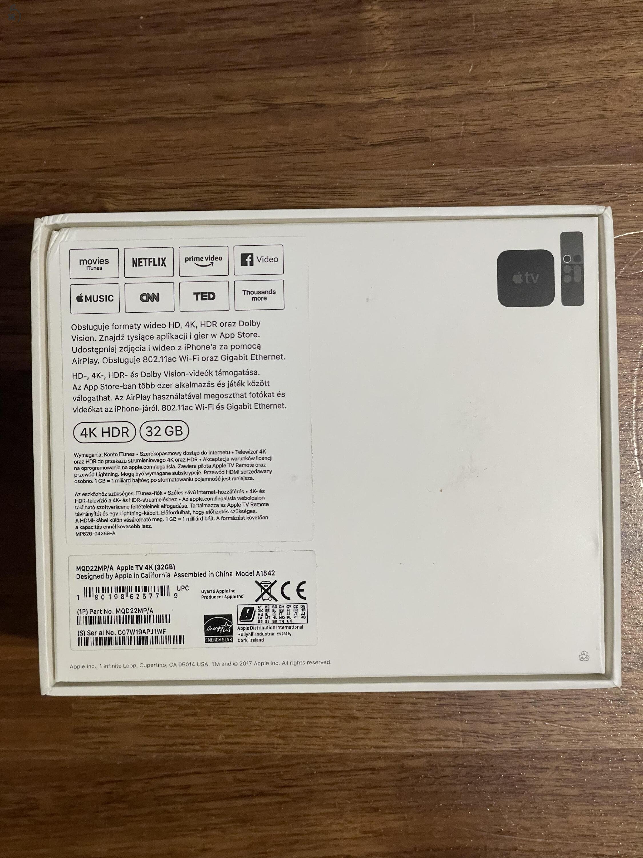 Apple TV 4K 32GB 1.gen.