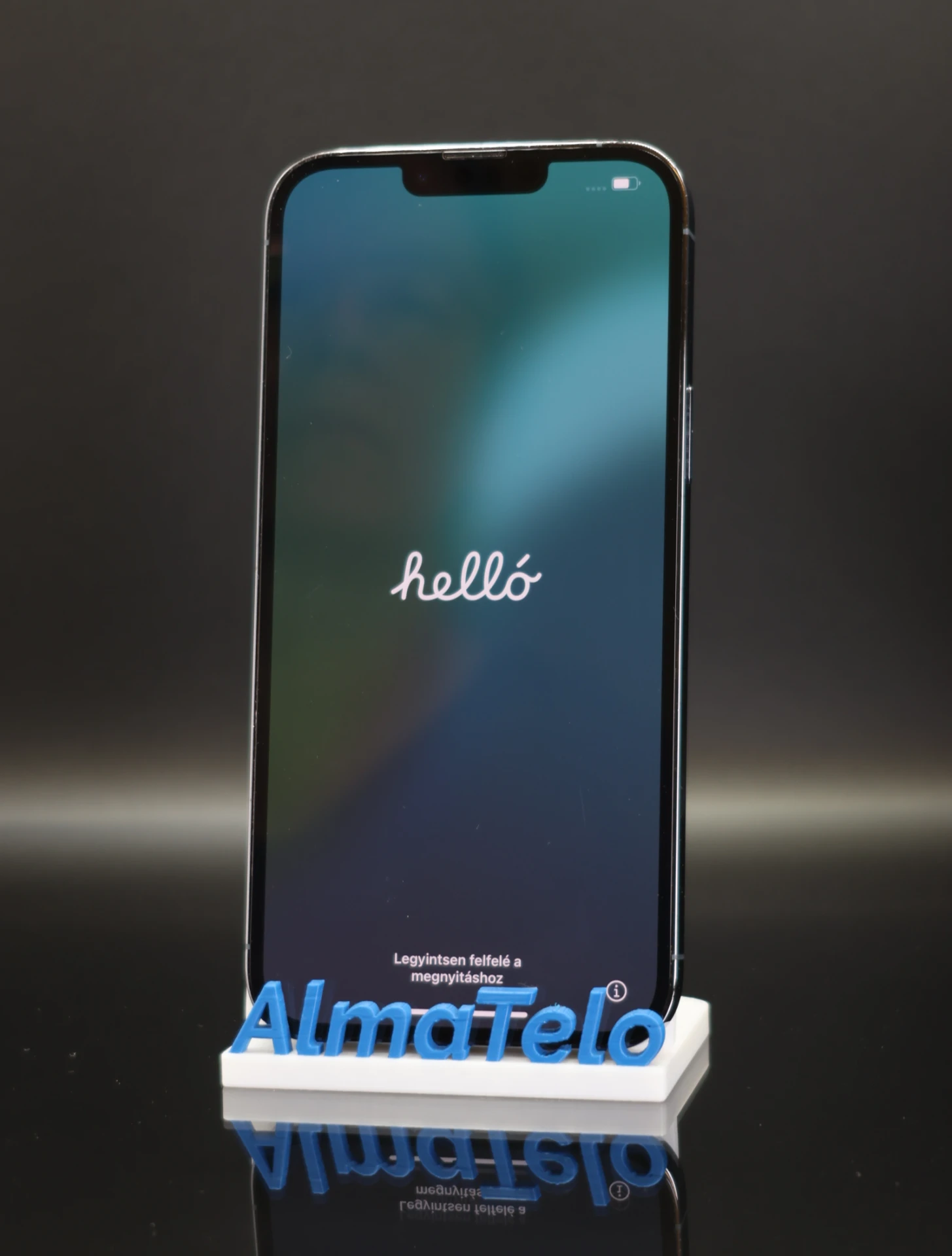 Apple iPhone 13 Pro Max 128 GB Sierra Blue 100% akku - 12 HÓ GARANCIA