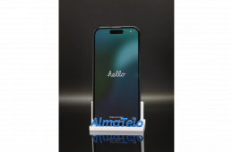 Apple iPhone 15 256 GB Black 100% akku - 12 HÓ GARANCIA