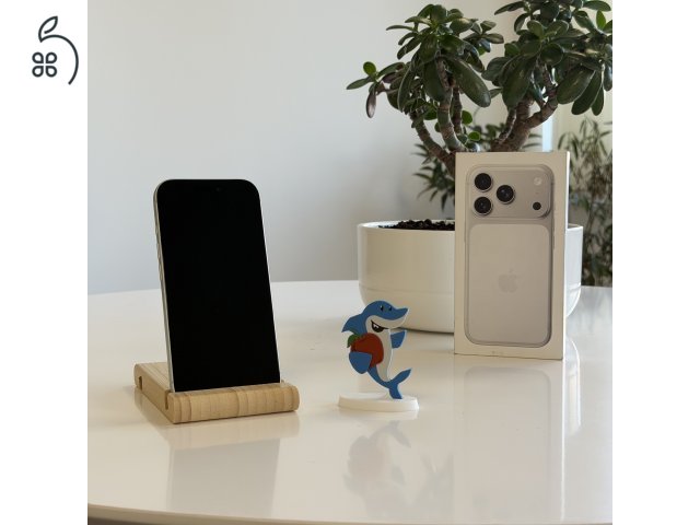 HIBÁTLAN iPhone 17 Pro 256GB Silver -1 ÉV GARANCIA - Kártyafüggetlen, MS4464, 100% Akkumulátor