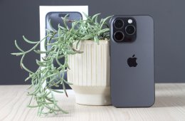 Apple iPhone 15 Pro 128GB asztrofekete C+ US-7628