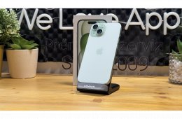  iPhone 15 128GB Zöld, Független - Garancia, Számla 