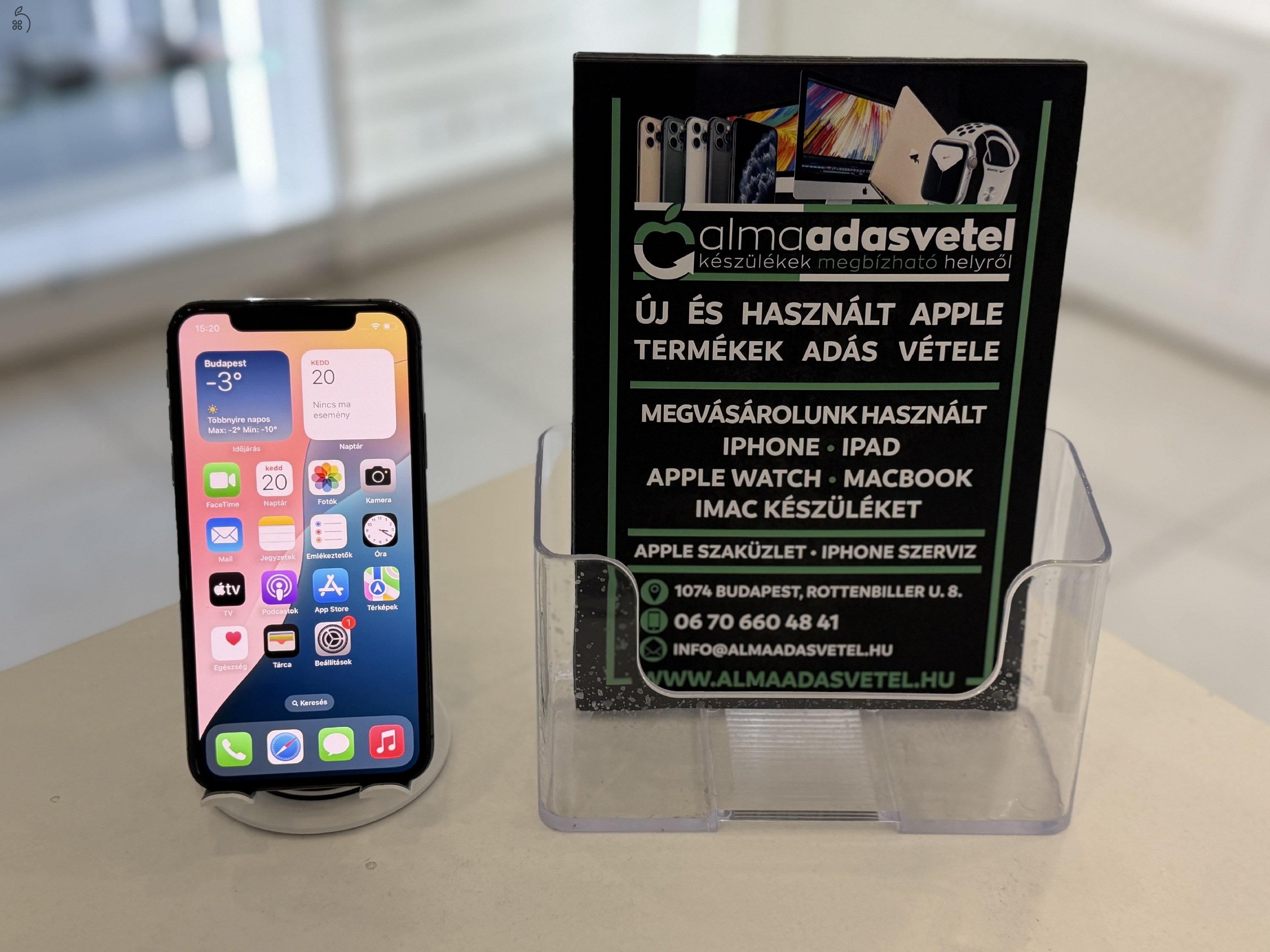 iPhone XS 64GB Vodafone Face Id Nem/1 hónap gar./Akku 100%/z15
