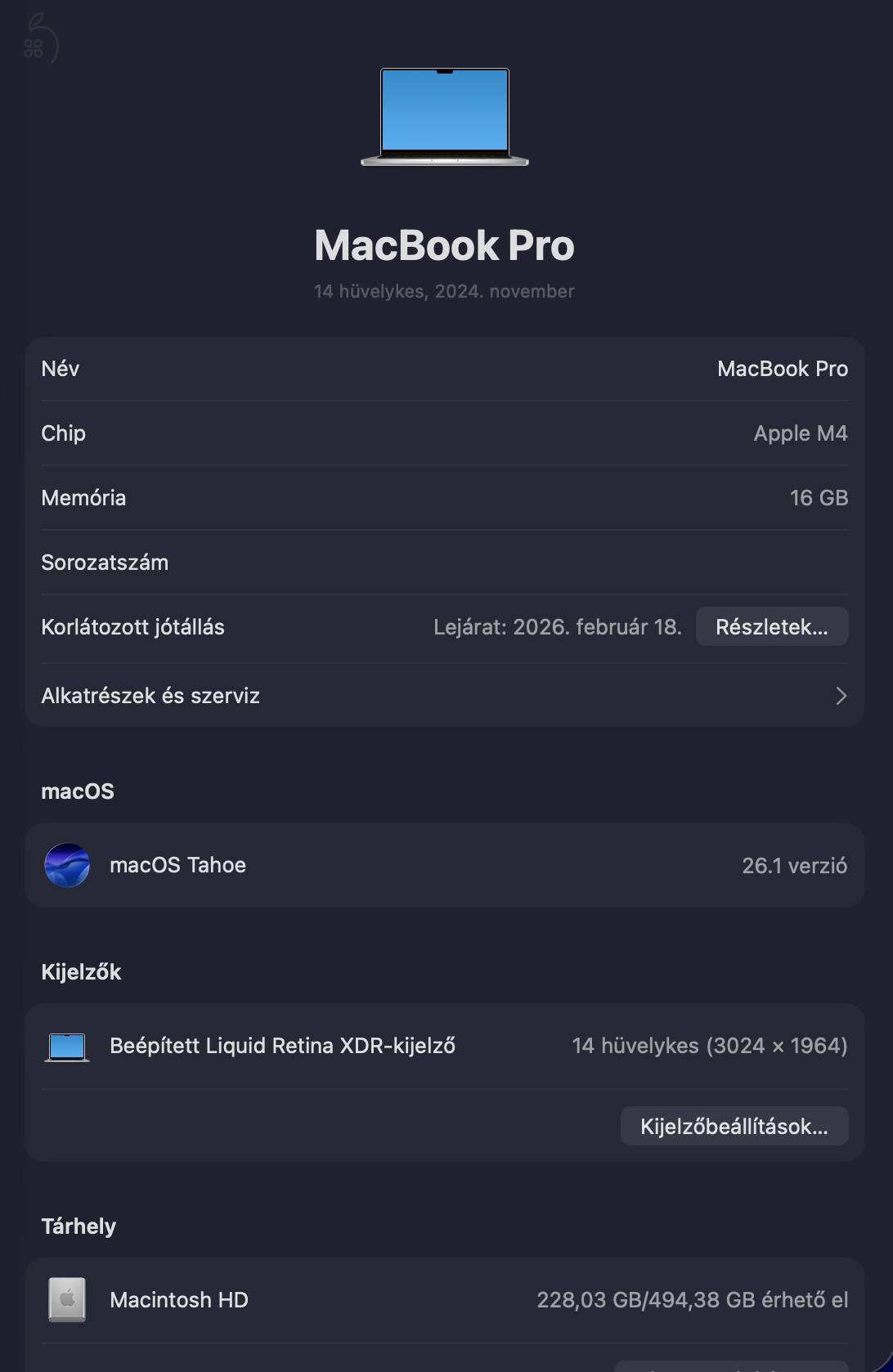 Eladó 14 hüvelykes MacBook Pro (2024)