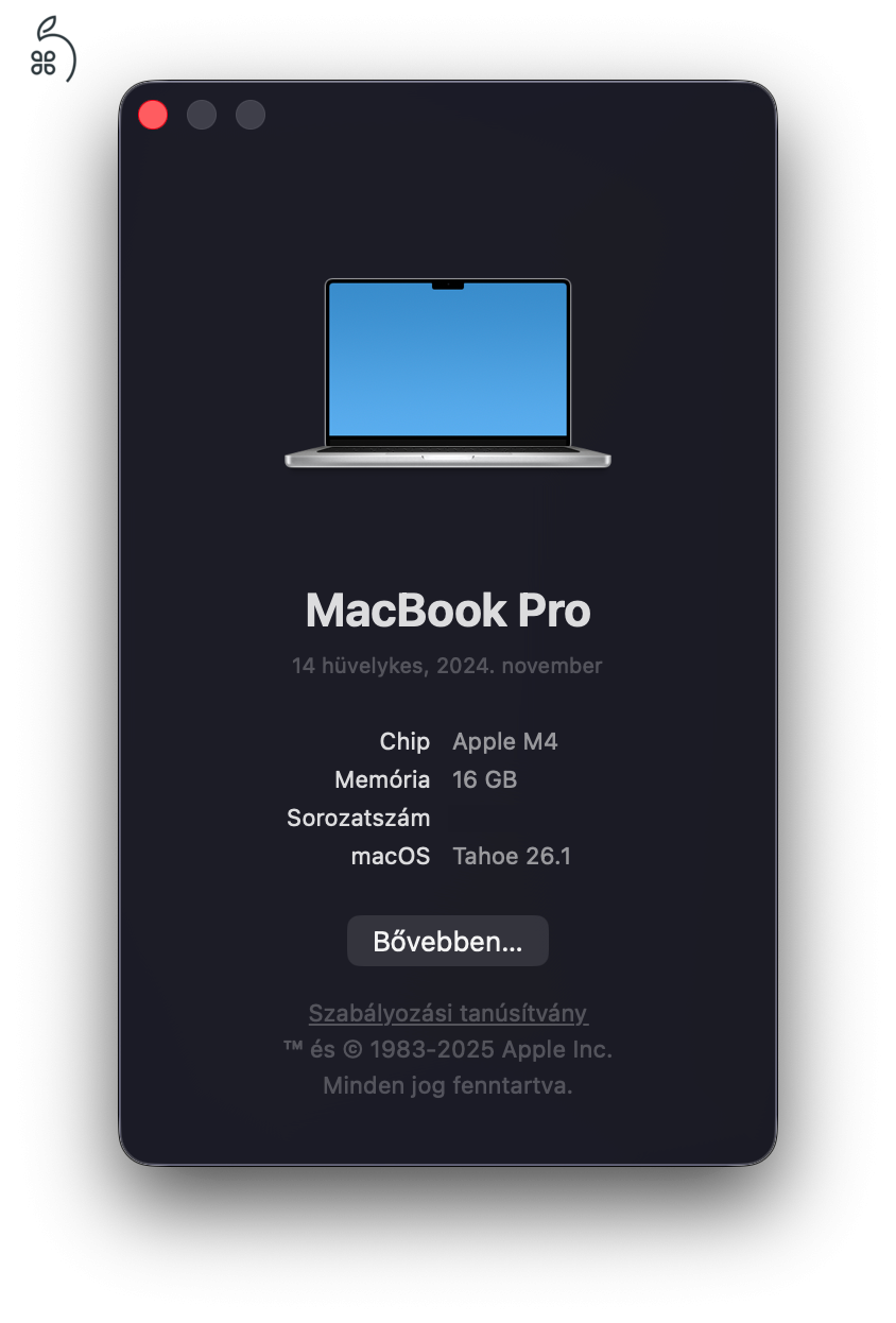 Eladó 14 hüvelykes MacBook Pro (2024)