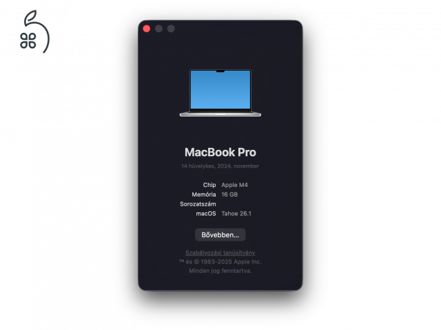 Eladó 14 hüvelykes MacBook Pro (2024)
