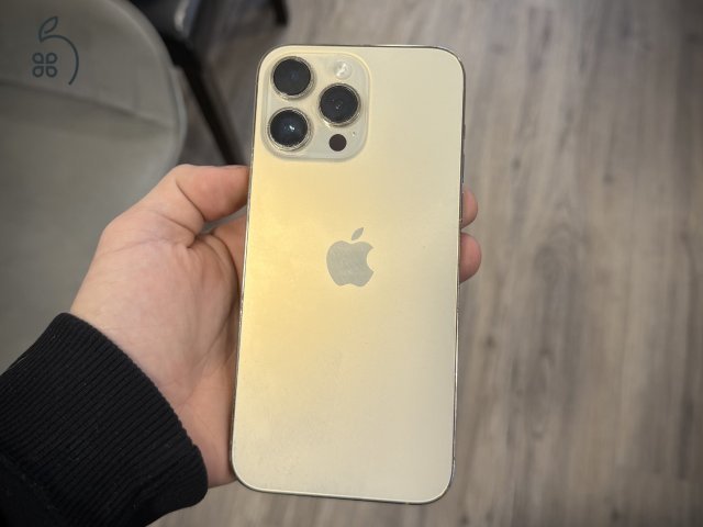 Eladó iPhone 14 Pro Max Gold 128GB - Szép állapotban, 89% akku!