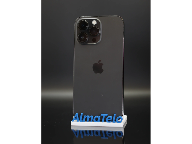 Apple iPhone 14 Pro Max eSIM 128 GB Space Black 100% akku - 12 HÓ GARANCIA