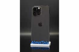 Apple iPhone 14 Pro Max eSIM 128 GB Space Black 100% akku - 12 HÓ GARANCIA