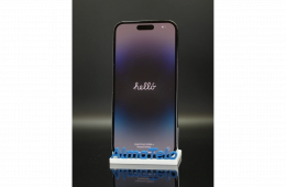 Apple iPhone 14 Pro Max eSIM 128 GB Space Black 100% akku - 12 HÓ GARANCIA