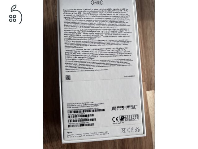 iPhone XR 64GB sárga független