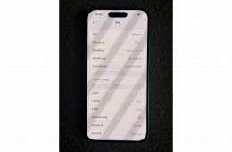 Eladó iPhone 15 Pro – 128 GB – Hibátlan állapot – Kártyafüggetlen