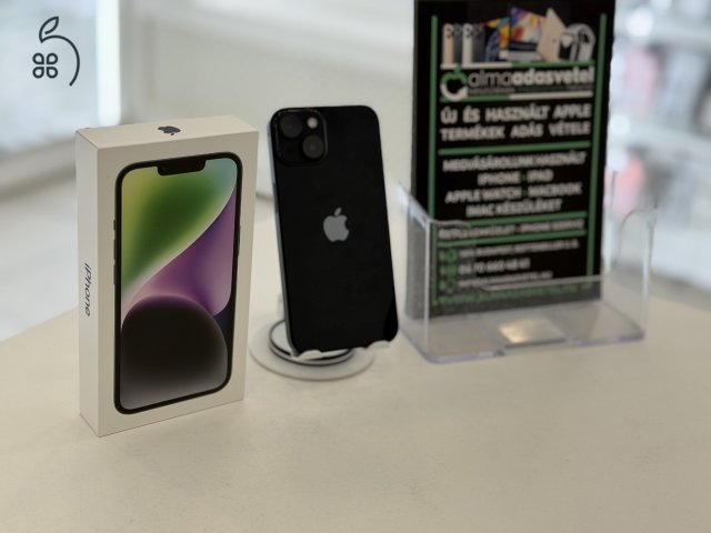 iPhone 14 128GB Független Újszerű/1-3 hónap gar./Akku 88%/p4695