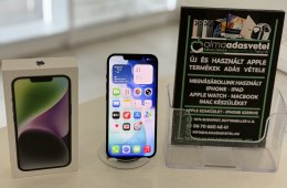 iPhone 14 128GB Független Újszerű/1-3 hónap gar./Akku 88%/p4695