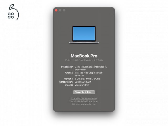 MacBook Pro Retina 13” 2017 512GB