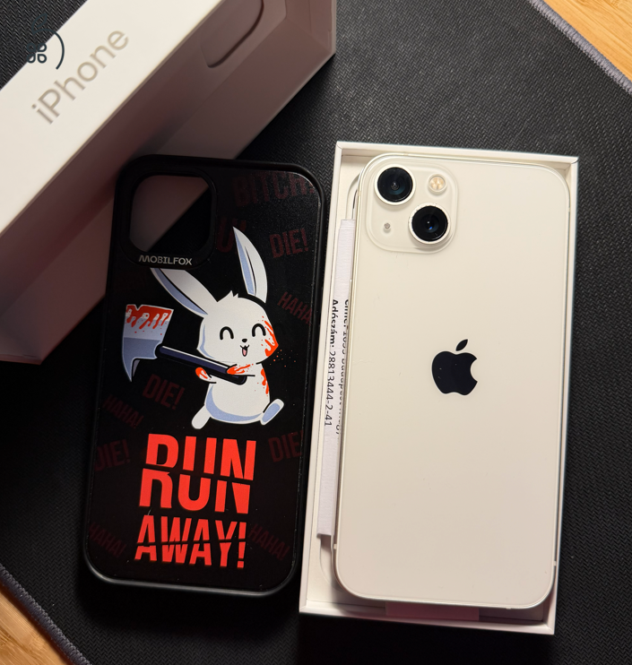 iPhone 13 Starlight 128 GB karcmentes, gyári állapot, független