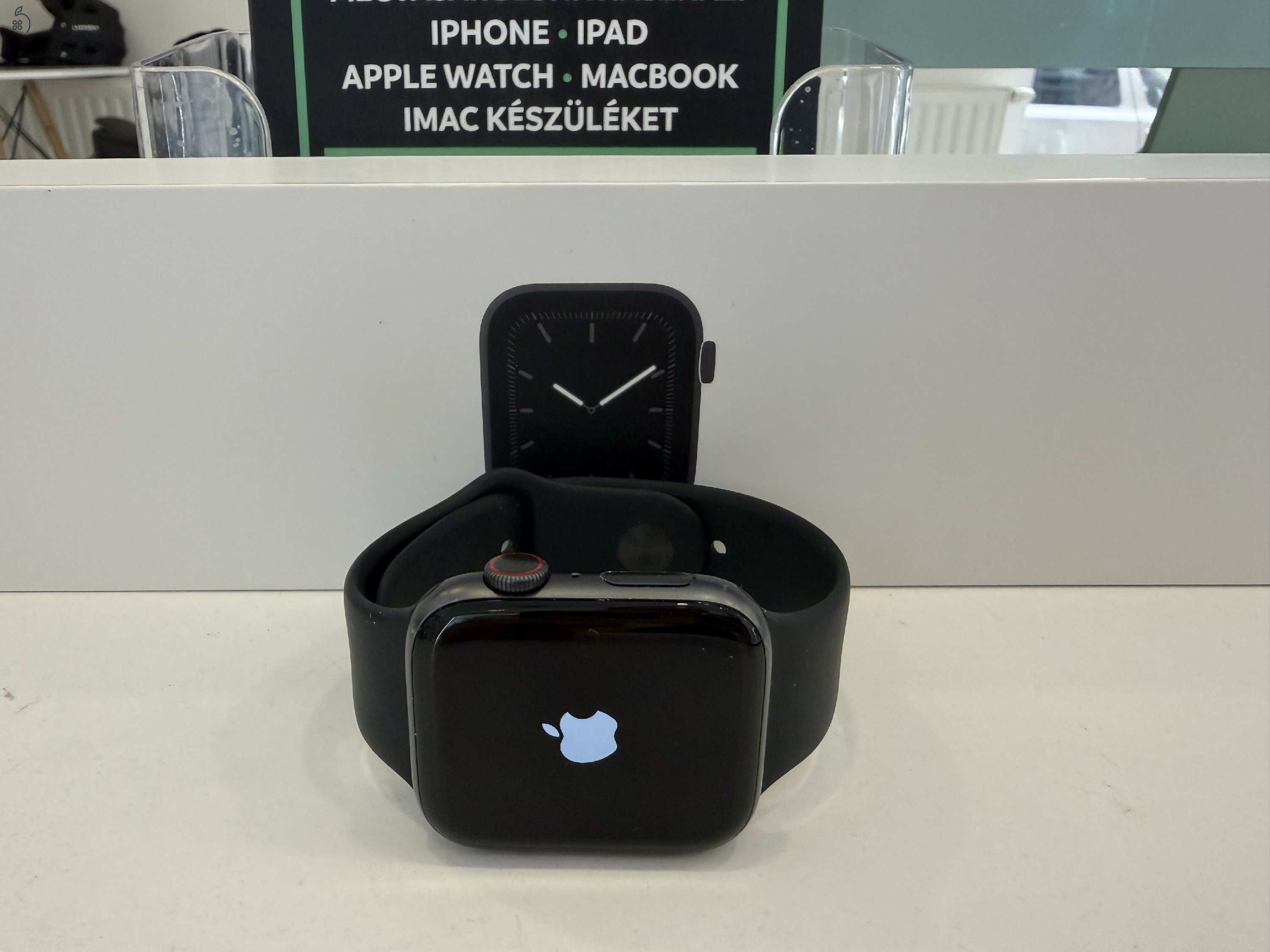 Apple Watch 5 44mm Cellular Megkímélt/1 hónap gar./Akku 84/p15e