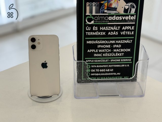 iPhone 12 Mini 128GB Független Nagyon Szép/1-3 hónap gar./Akku 100%/p4699