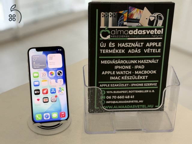 iPhone 12 Mini 128GB Független Nagyon Szép/1-3 hónap gar./Akku 100%/p4699