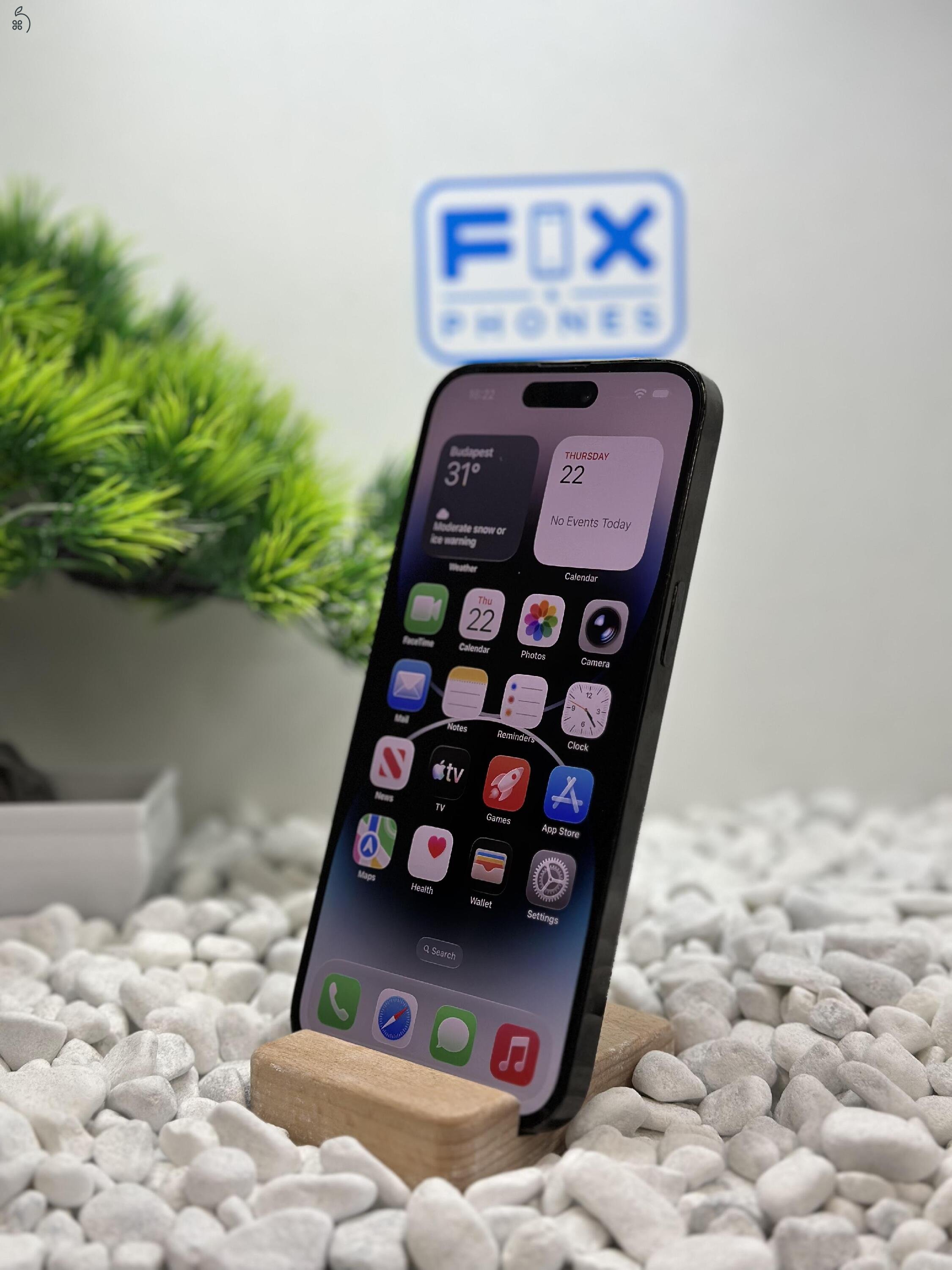 iPhone 14 Pro Max 128GB Független 100% akkumulátor Szép állapot