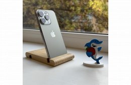 HIBÁTLAN iPhone 15 Pro 128GB Natural Titanium -1 ÉV GARANCIA - Kártyafüggetlen, MS4401