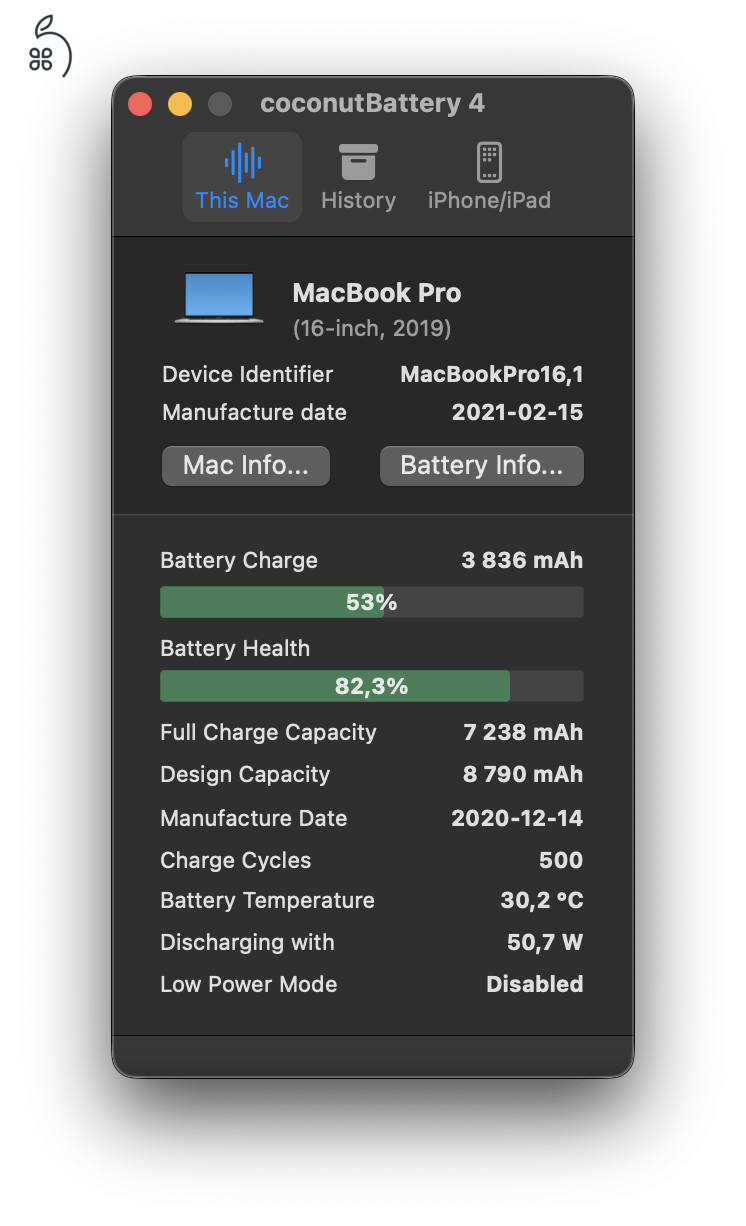 2019 MacBook Pro 16” I9 16/1Tb, Silver szép állapotban