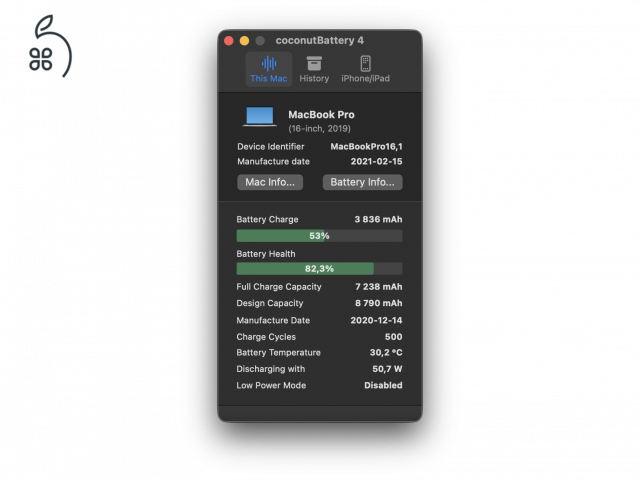 2019 MacBook Pro 16” I9 16/1Tb, Silver szép állapotban