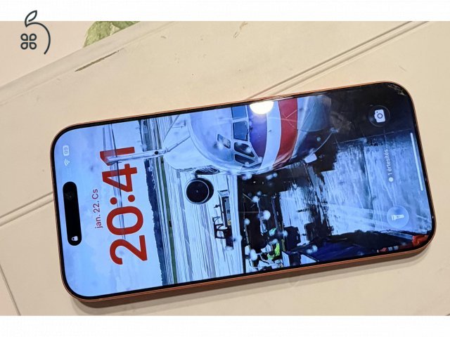 iPhone 17 ProMax 256 cosmic orange, garanciális, független, nagy akkus + ajándék