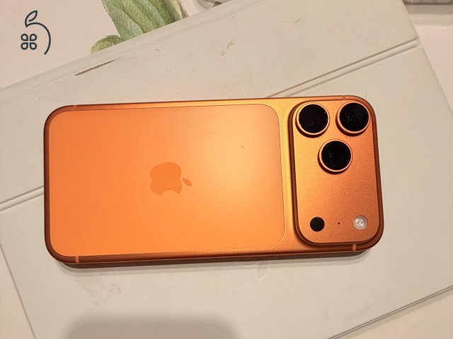 iPhone 17 ProMax 256 cosmic orange, garanciális, független, nagy akkus + ajándék