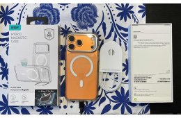 iPhone 17 ProMax 256 cosmic orange, garanciális, független, nagy akkus + ajándék